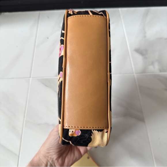 Tommy Bahama Waikiki Hawaiian Hula Mini Clutch Bamboo Zipper Toiletry Bag NEW - Picture 4 of 8